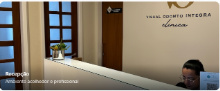 Recepção — Ambiente acolhedor e profissional
